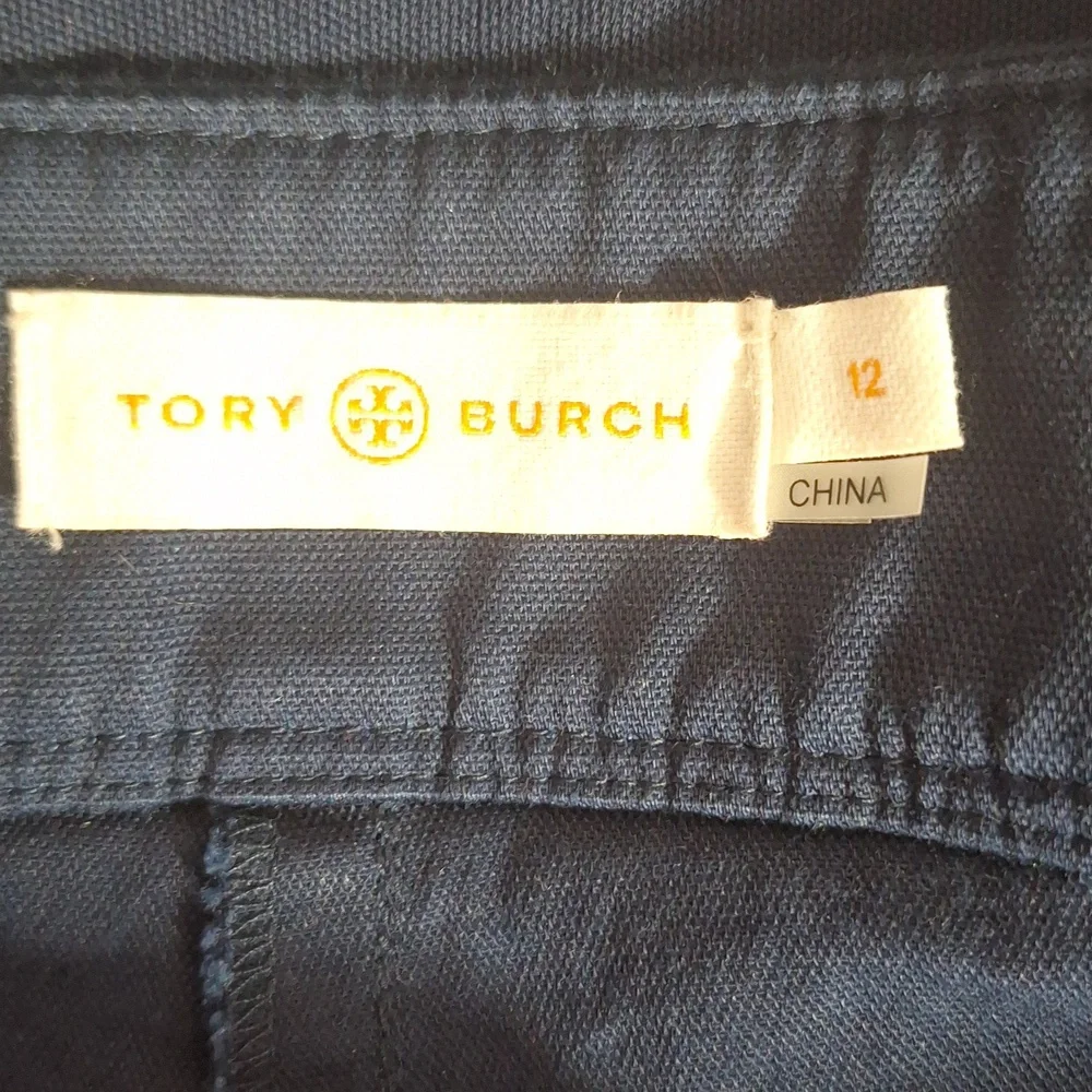 Tory Burch Maddie Cropped Flare Trousers Pants - Picture 12 of 13